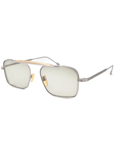 Jacques Marie Mage Scarpa Sunglasses In Silver Light Gre