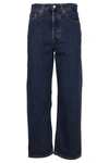 Levi's Levis Ribcage Ankle Straight Leg Jeans In Noe Dark Mineral