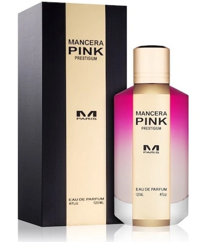 Mancera Ladies Pink Prestigium Edp Spray 4.0 oz (120 Ml) In Pink / White
