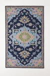 Anthropologie Tufted Caro Rug By  In Blue Size 8 X 10