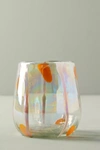 Anthropologie Isadora Painted Dof Glass In Purple
