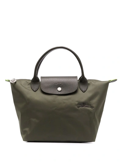 Longchamp Le Pliage Top-handle Bag In Green