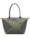 Longchamp Le Pliage Shoulder Bag In Grün