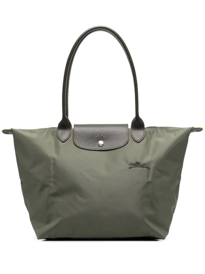 Longchamp Le Pliage Shoulder Bag In Green