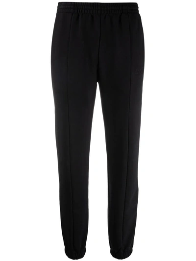 Vetements Elasticated-waist Cotton-blend Track Trousers In Black