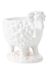 Juliska Renoir Ram Ceramic Serving Bowl In Whitewash