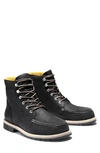 Timberland Redwood Falls Waterproof Moc Toe Boot In Black