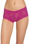 Hanky Panky Signature Lace Boyshorts In Belle Pink