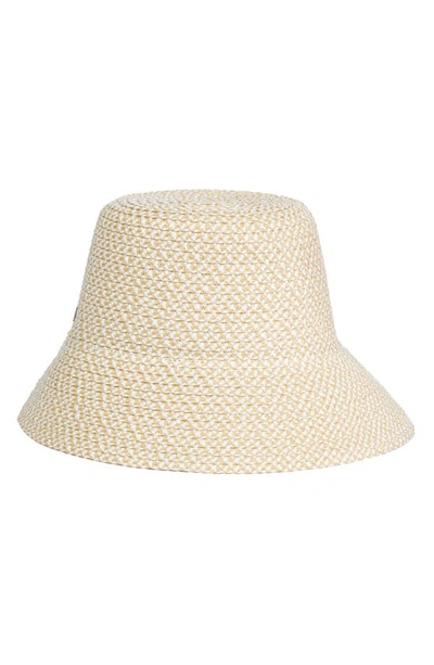 Eric Javits August Hat Marina Downbrim Derby Hat In White Mix