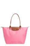 Longchamp Le Pliage Large Shoulder Tote Bag In Peony