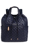 Mz Wallace Metro Convertible Backpack In Dark Blue