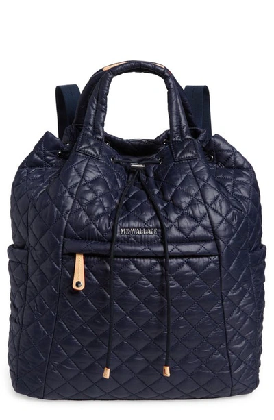 Mz Wallace Metro Convertible Backpack In Dark Blue