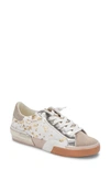 Dolce Vita Zina Sneaker In Silver/gold Metallic Calf