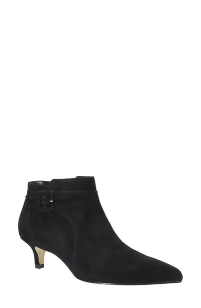 Bella Vita Bindi Bootie In Black Suede Leather