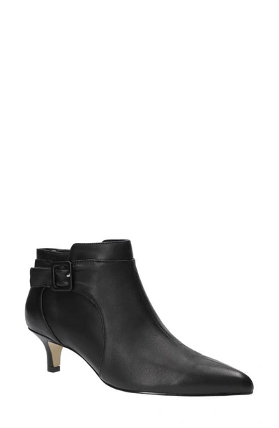 Bella Vita Women's Bindi Shooties Women's Shoes In Black Leather