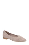 Bella Vita Mireya Knit Flat In Natural Knit