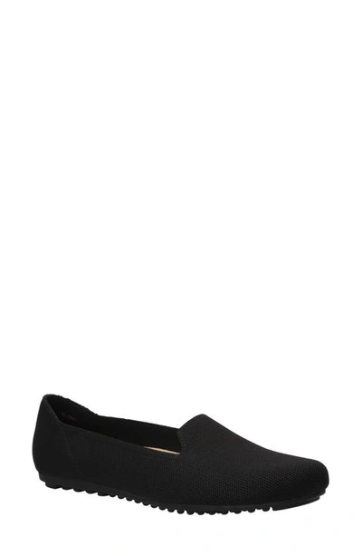 Bella Vita Hathaway Womens Stretchy Comfort Loafers In Navy Knit