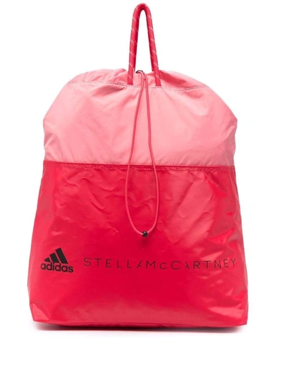 Adidas By Stella Mccartney Two-tone Backpack In Pink