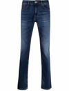 Tommy Jeans Scanton Mid-rise Slim-fit Jeans In Blau