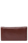 Hobo Cape Leather Wallet In Chocolate