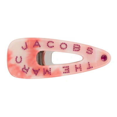 Marc Jacobs Pink & White 'the Tie Dye' Barrette