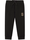 DOLCE & GABBANA BEE-EMBROIDERED TRACK PANTS