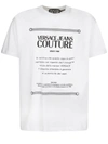 VERSACE JEANS COUTURE PRINTED T-SHIRT,71GAHT02 CJ00T 003