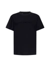 Givenchy Logo Print T-shirt In Black