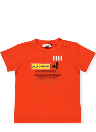 Dolce & Gabbana Babies' Patch-detail Short-sleeved T-shirt In Multicolor