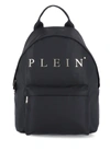 PHILIPP PLEIN NYLON BACKPACK WITH LOGO,FAAAMBA1047 PCO019N02