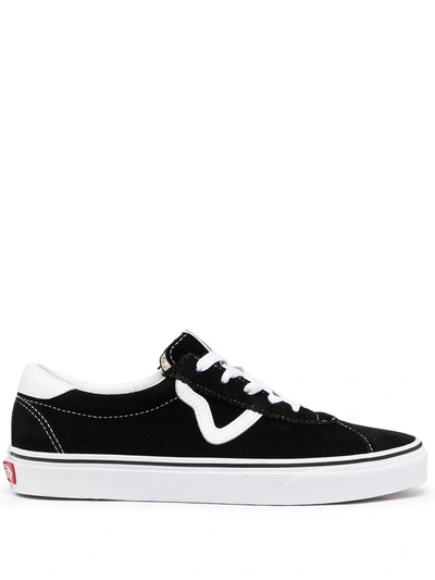 Vans Ua Sport Suede Sneakers In Black