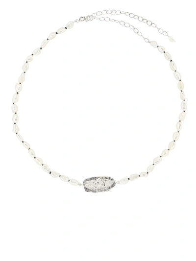 Loveness Lee Myia Pearl Necklace In Silber