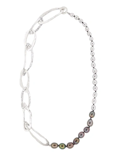 Loveness Lee Solia Pearl Necklace In Silber