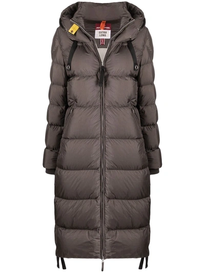 Parajumpers Hooded Padded Coat In Grün