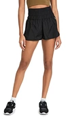 FP MOVEMENT BY FREE PEOPLE THE WAY HOME SHORTS BLACK,FMOVE30028
