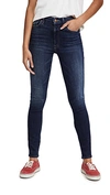 MOTHER HIGH WAISTED LOOKER JEANS TEAMING UP,MOTHR21374