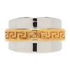 VERSACE SILVER GRECA RING