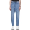 DOLCE & GABBANA BLUE TAPERED JEANS