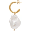 ALIGHIERI GOLD 'THE LION AND THE BAROQUE' SINGLE EARRING