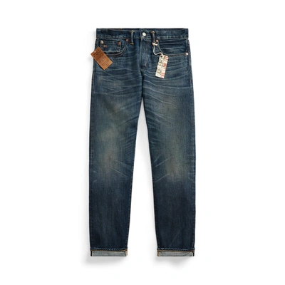 Double Rl Slim Fit Selvedge Jean In Ridgecrest Wash