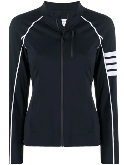 Thom Browne Compression Zip-up 4-bar Jacket In Multi