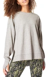 Sweaty Betty After Class Sweatshirt In Silver Grey