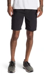 Copper & Oak Norfolk Full Elastic Tech Shorts In Black