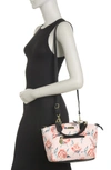 LUV BETSEY BY BETSEY JOHNSON QUILTED PVC SATCHEL