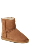 Dearfoams Rosebery 6" Genuine Shearling Pull-on Boot In Chestnut