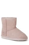 Dearfoams Rosebery 6" Genuine Shearling Pull-on Boot In Dusty Pink