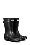 Hunter Original Short Nebula Rain Boot In Black