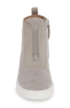 Linea Paolo Anna Wedge Sneaker In Rock Per Suede