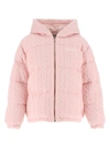Miu Miu Pastel Pink Wool Blend Down Jacket Nd  Donna 40