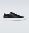 Common Projects Original Achilles Low Suede Sneakers In Black